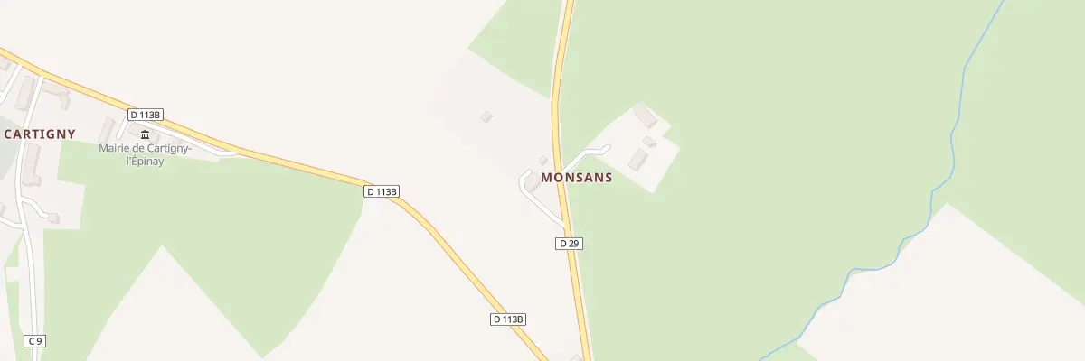Plan du 881 Rte de Monsans à Cartigny-l’Épinay