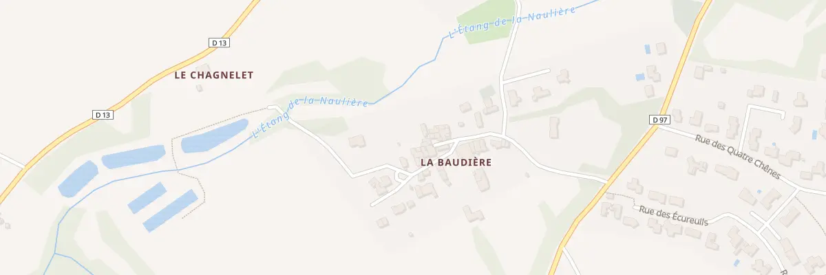 Plan du 12 La Baudière à Rochetrejoux