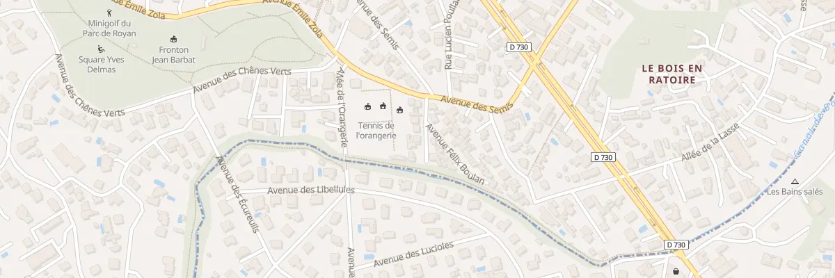 Plan du 7 Av Félix Boulan à Royan