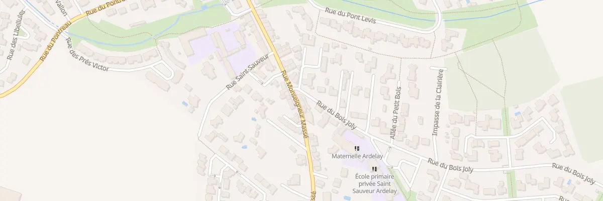 Plan du 39 Rue Monseigneur MASSE aux Herbiers