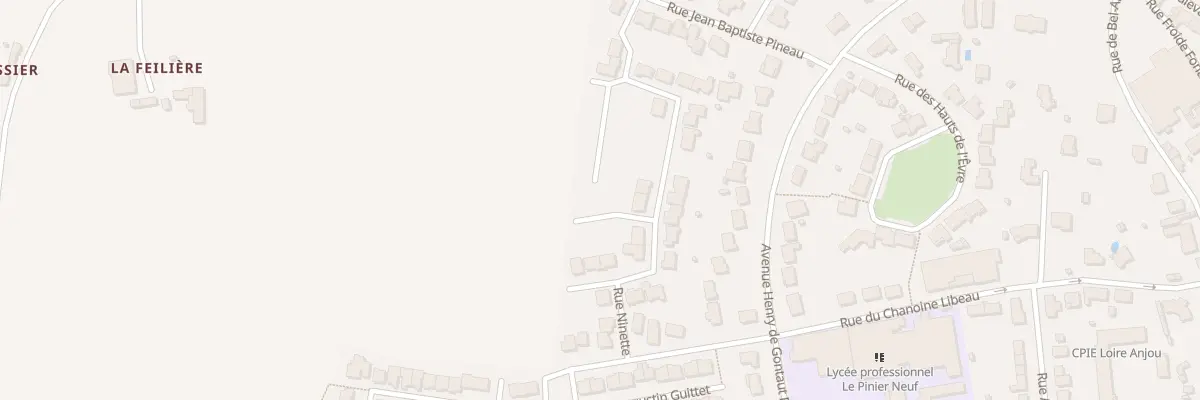 Plan du 8 Rue Jean-Marie Dubois à Beaupréau-en-Mauges