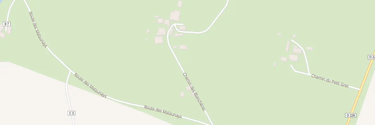 Plan du 204 Che des Blancheres à Niafles