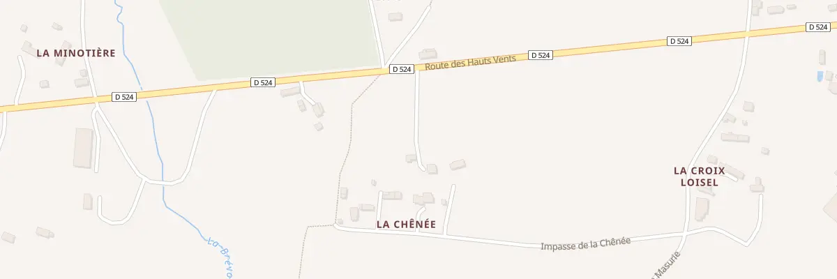 Plan du 1 Rte des Hts Vents -Ml Clincham à Noues de Sienne