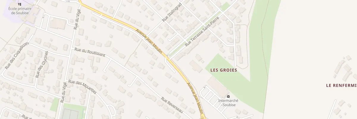 Plan du 1 Rue Terrasse Saint-pierre à Soubise