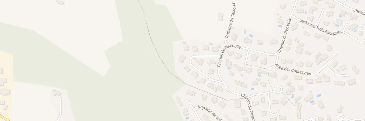 Plan du 90 Rue des Pyrénées à Pouillon
