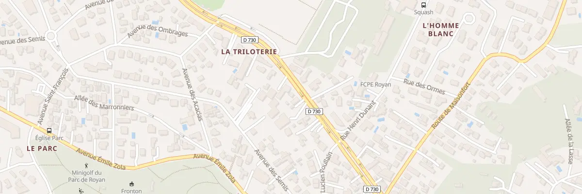 Plan du 75 Av Aliénor d’Aquitaine à Royan