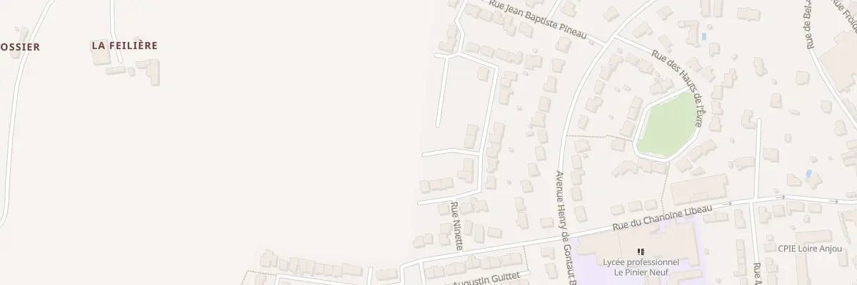 Plan du 6 Rue Jean-Marie Dubois à Beaupréau-en-Mauges