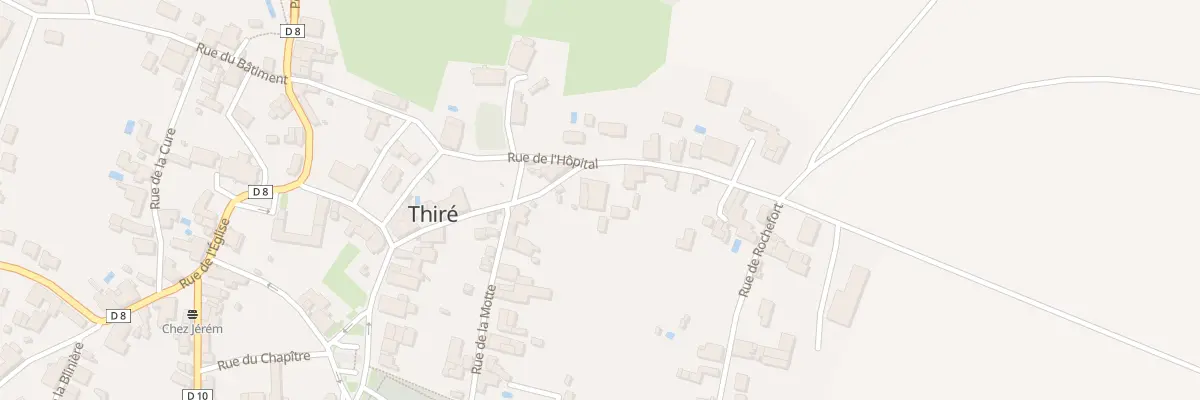 Plan du 26 Rue de l’hôpital à Thiré