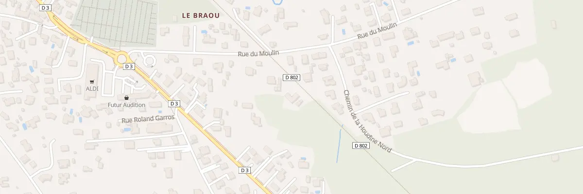 Plan du 16B Rue du Moulin à Audenge