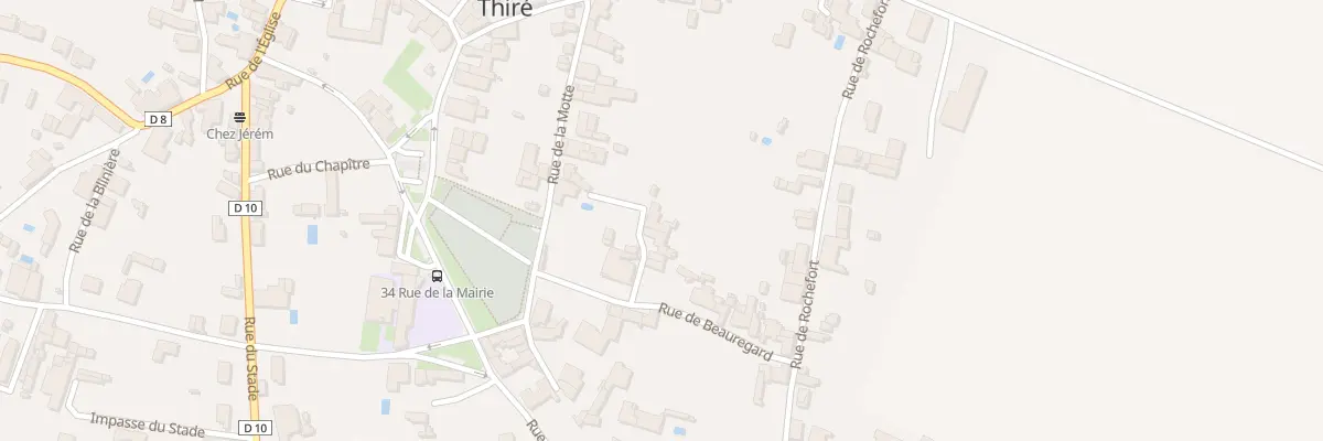 Plan du 8 Imp de la Motte à Thiré