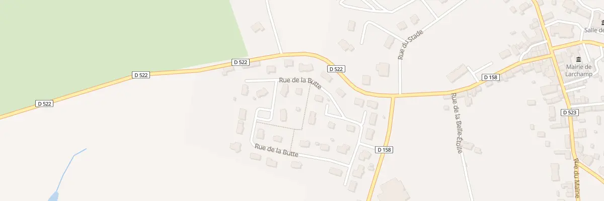 Plan du 9 Rue de la Butte à Larchamp