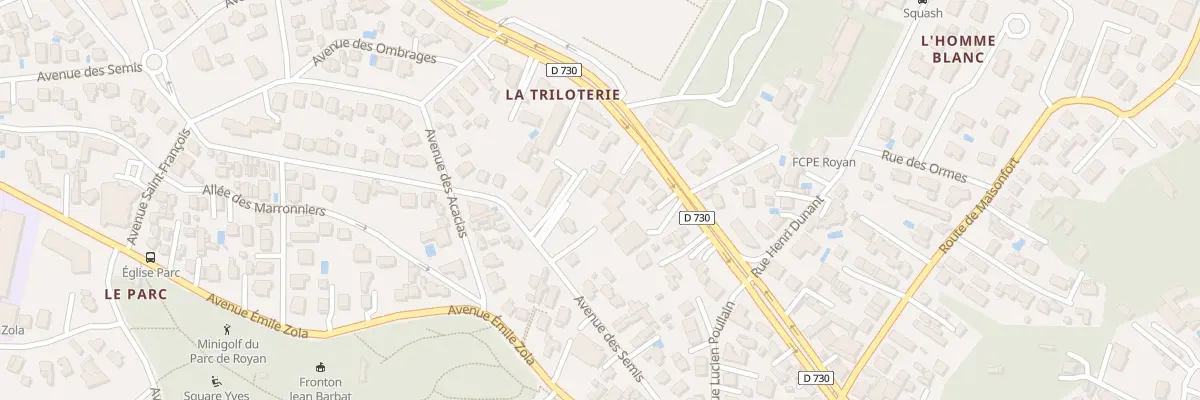 Plan du 166 Av des Semis à Royan