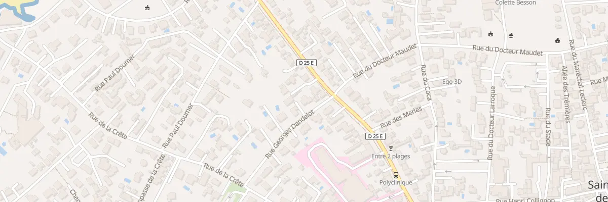 Plan du 6 Rue George Dandelot à Saint-Georges-de-Didonne