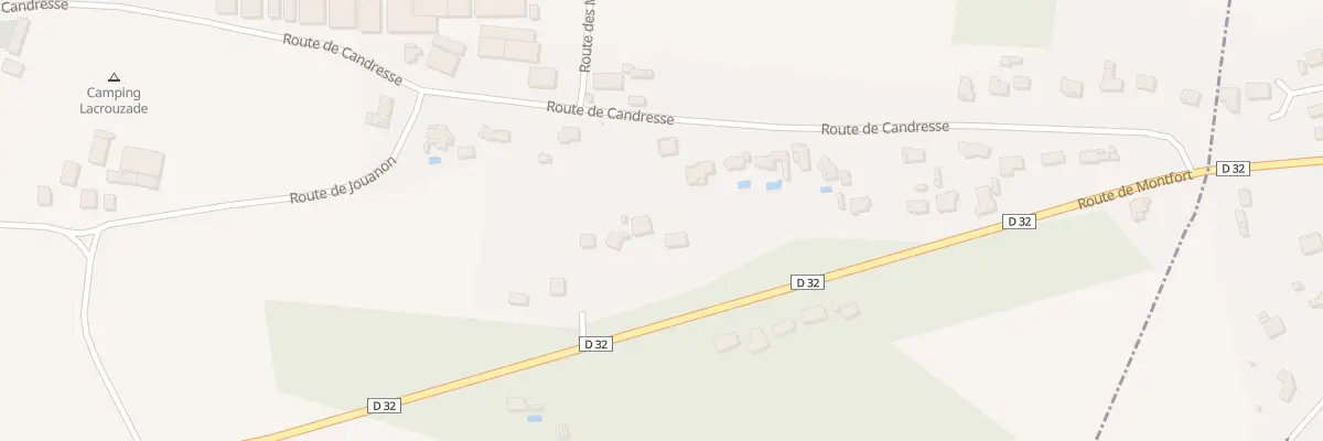 Plan du 584 Rte de Candresse à Yzosse