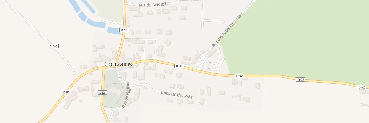 Plan du 23 Rue Louis Dubos à Couvains