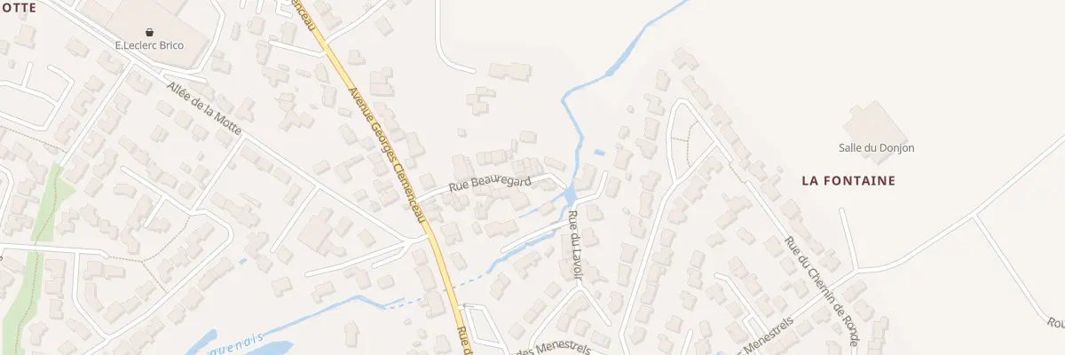 Plan du 25 Rue de Beauregard aux Herbiers