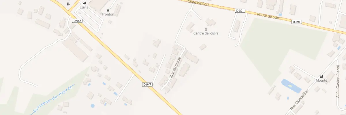 Plan du 6 Rue du Stade à Narrosse