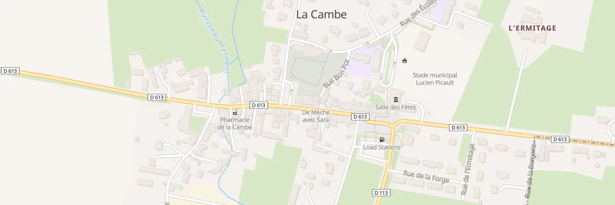 Plan du 22 Rue Principale à La Cambe