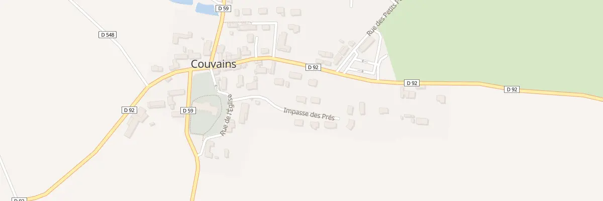 Plan du 7 Imp des Prés à Couvains