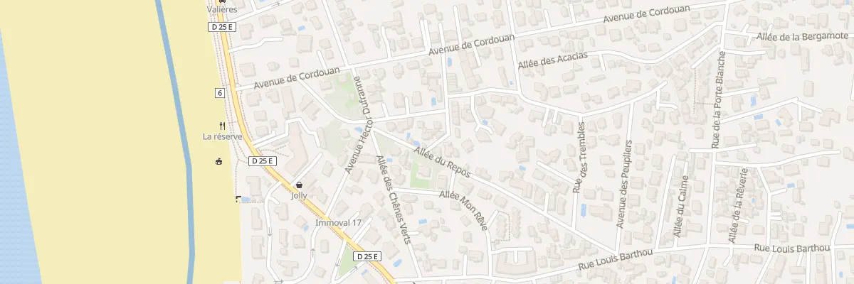 Plan du 1 Rue des Arènes à Saint-Georges-de-Didonne