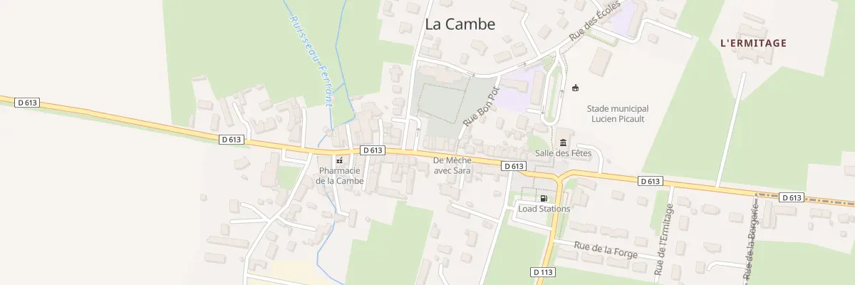 Plan du 2 Rue des Vignets à La Cambe