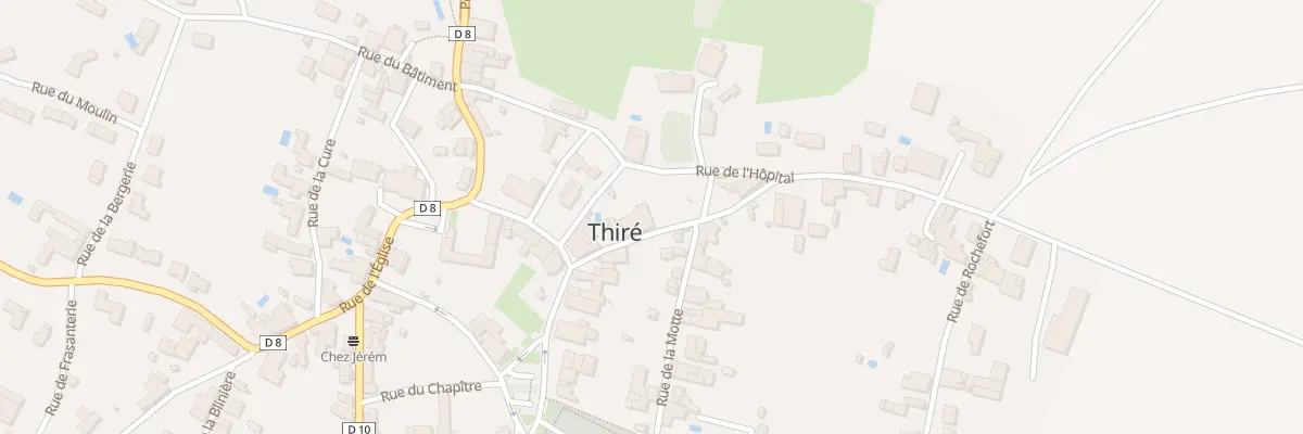 Plan du 7 Rue de sainte-catherine à Thiré