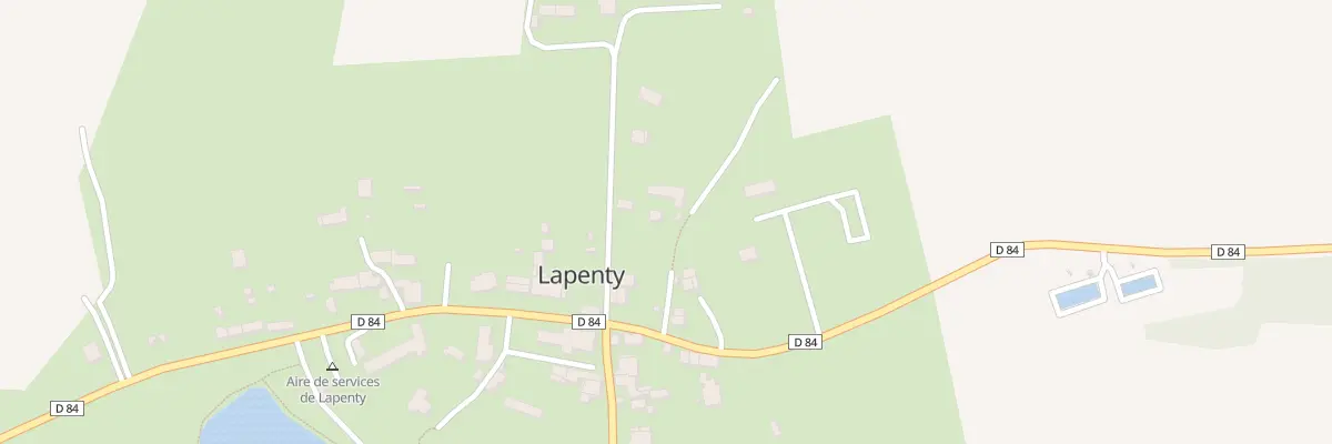 Plan du 6 Che de la Housserie à Lapenty