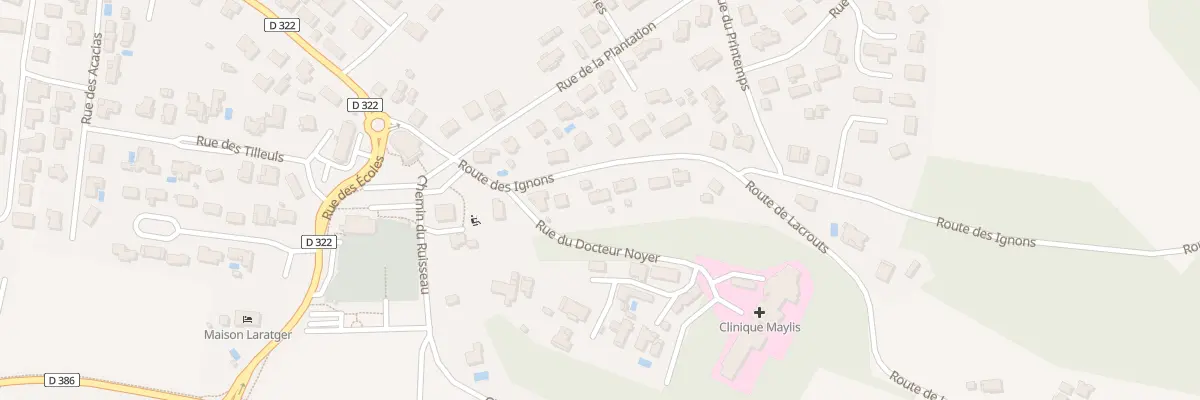 Plan du 8 Rte des Ignons à Narrosse