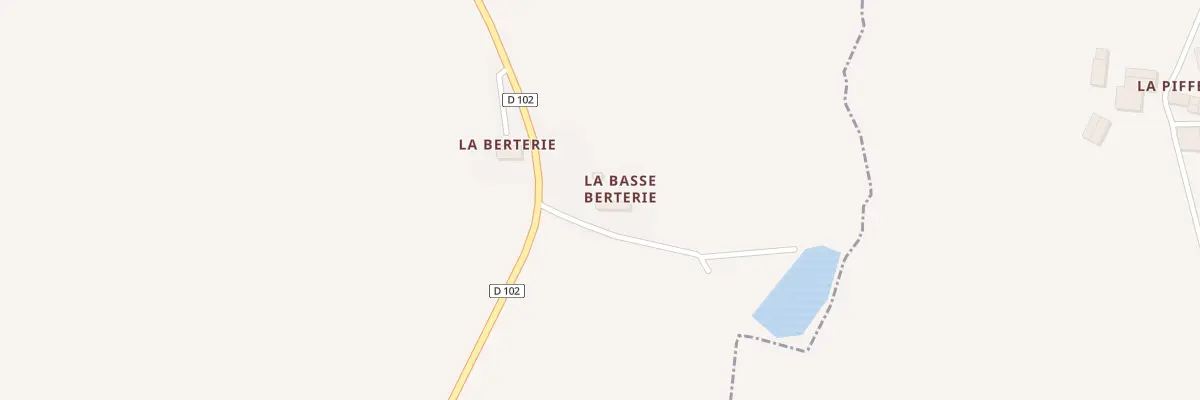 Plan du 1 La Basse Berterie à Landivy