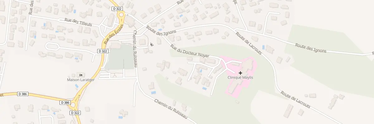 Plan du 8 Rue du Docteur Noyer à Narrosse