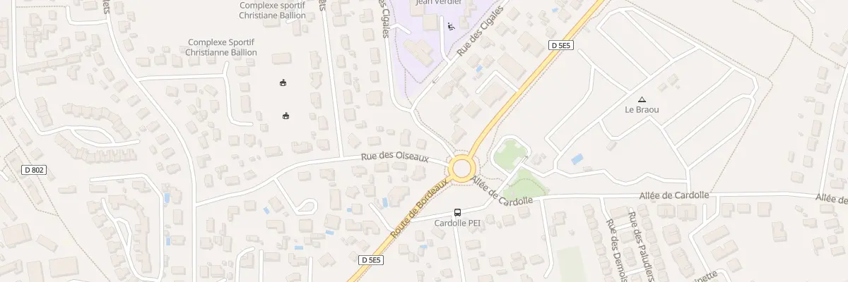 Plan du 2 Rue des Oiseaux à Audenge
