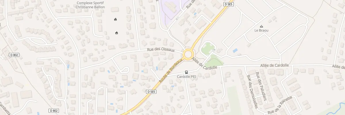 Plan du 1 Rue des Oiseaux à Audenge