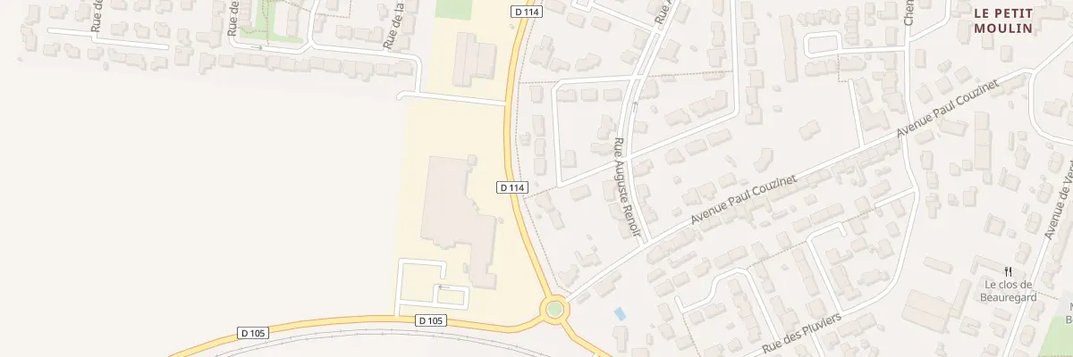 Plan du 10 Rue Jean François Millet à Marans