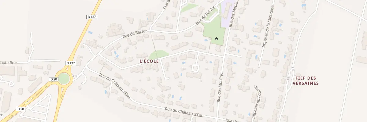 Plan du 24 Rue Haute à Andilly