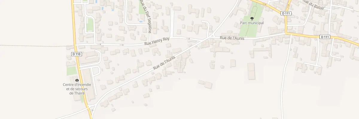 Plan du 39 Rue de l’Aunis à Thairé