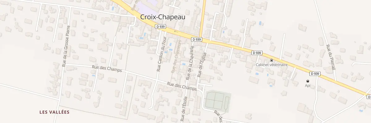 Plan du 2 Rue de l’Etoile à Croix-Chapeau