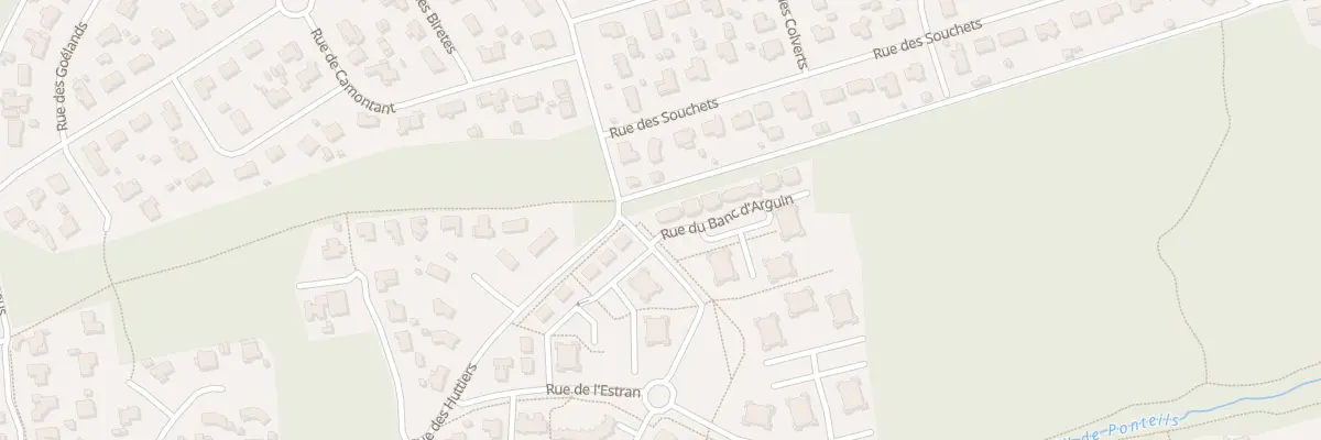 Plan du 2 Rue du Banc d’Arguin à Audenge