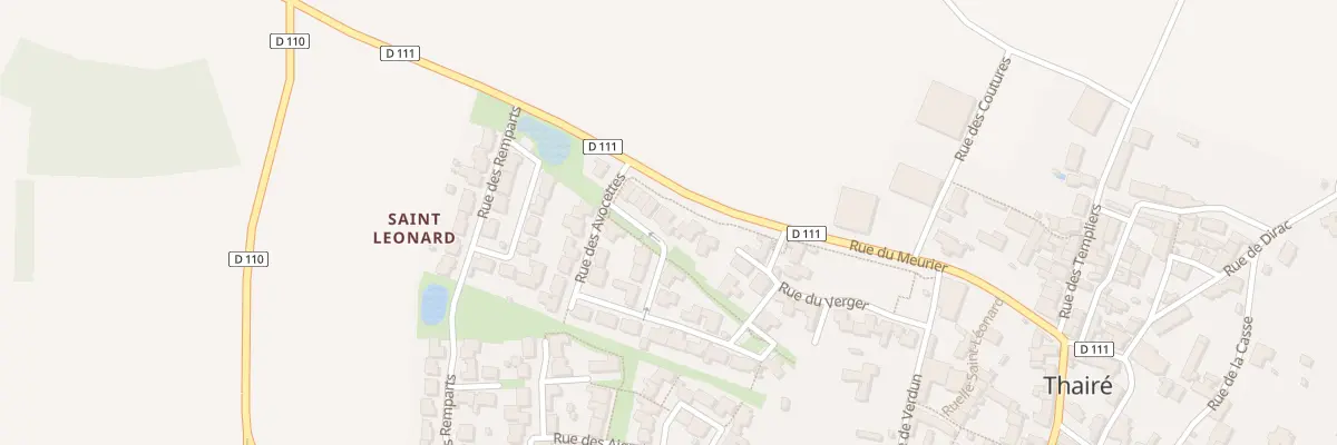 Plan du 28 Rue des Avocettes à Thairé