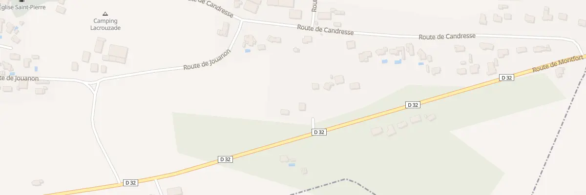Plan du 2119 Rte de Montfort à Yzosse