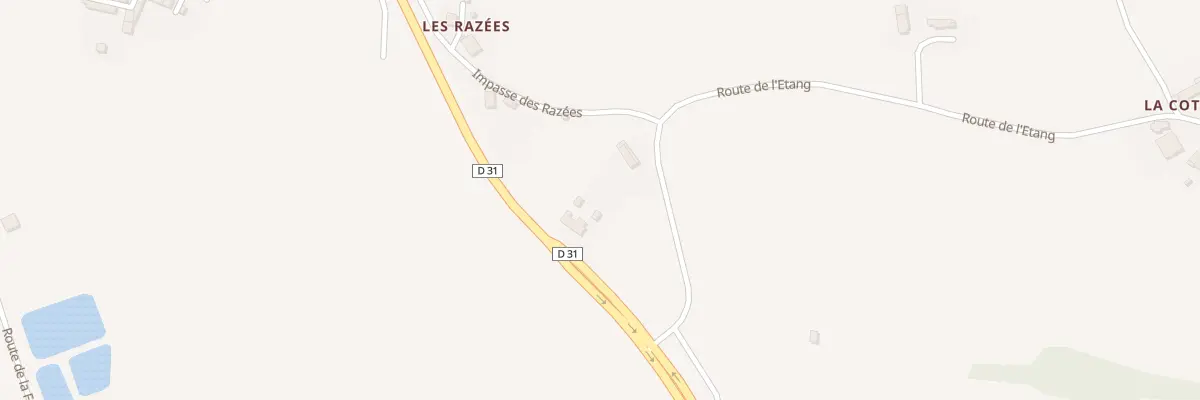 Plan du 1 Rte de l’Etang à Saint-Mars-sur-la-Futaie