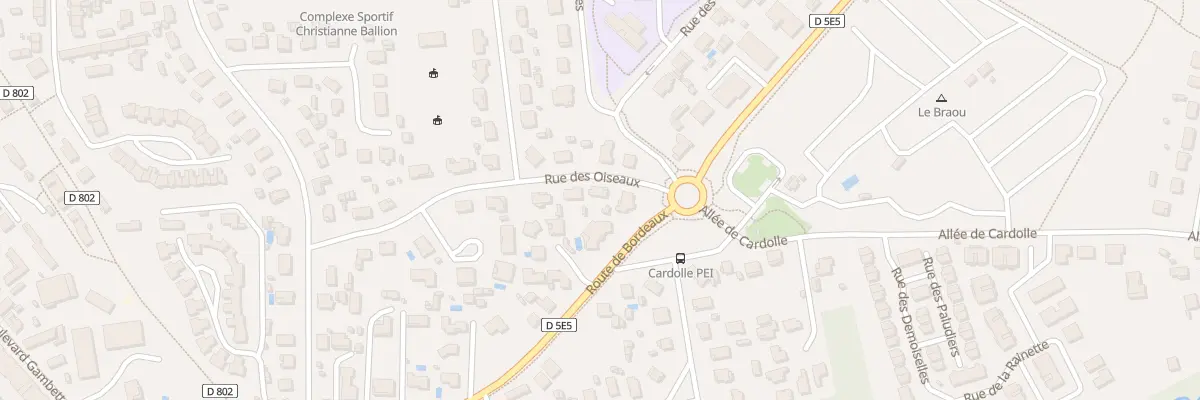Plan du 3 Rue des Oiseaux à Audenge