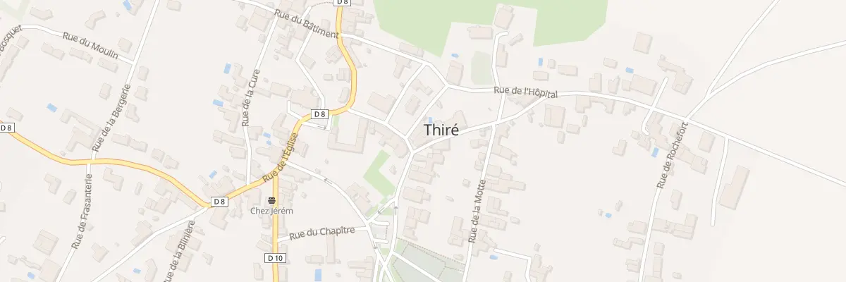 Plan du 1 Rue de Ste Catherine à Thiré