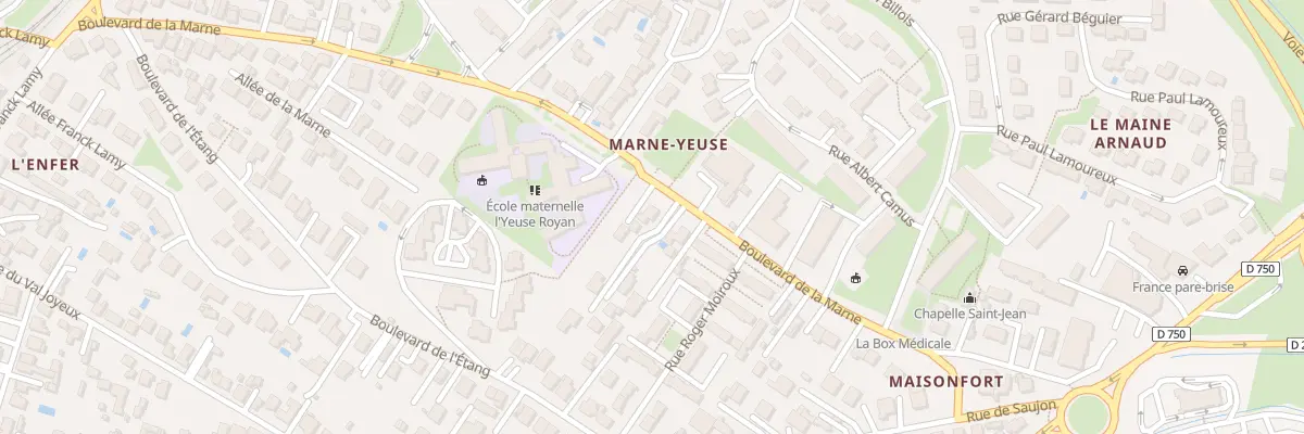 Plan du 63 Bd de la Marne à Royan