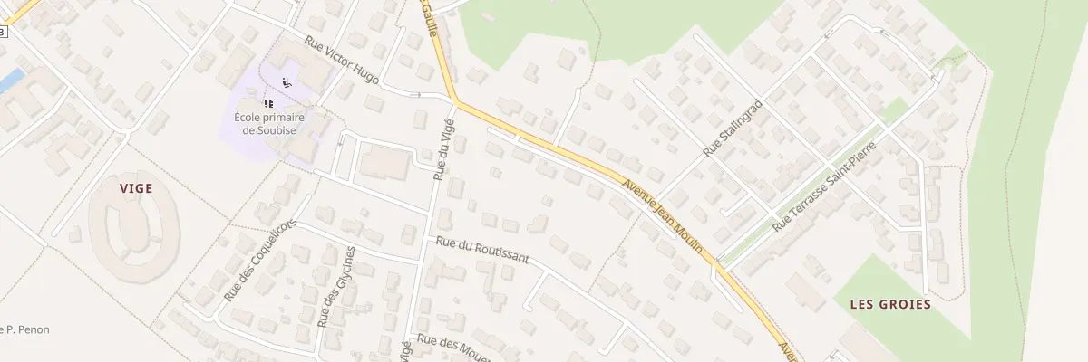 Plan du 7 Av Jean Moulin à Soubise