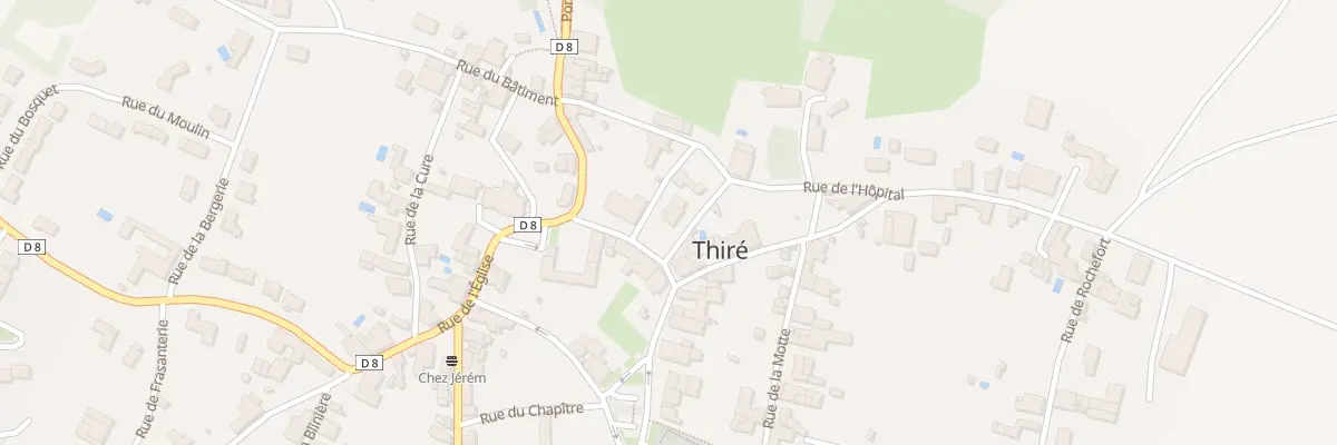 Plan du 5 Rue de la mairie à Thiré