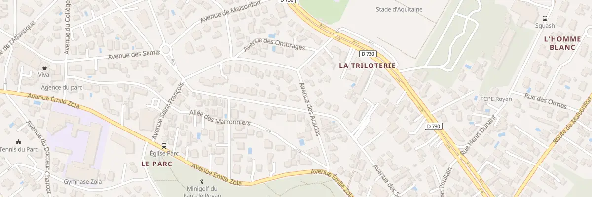 Plan du 144B Av des Semis à Royan