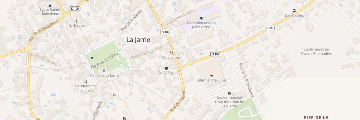 Plan du 2 Rue des Écoles à La Jarrie