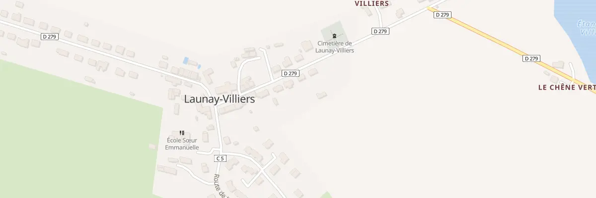 Plan du 4 Rte des Etangs à Launay-Villiers