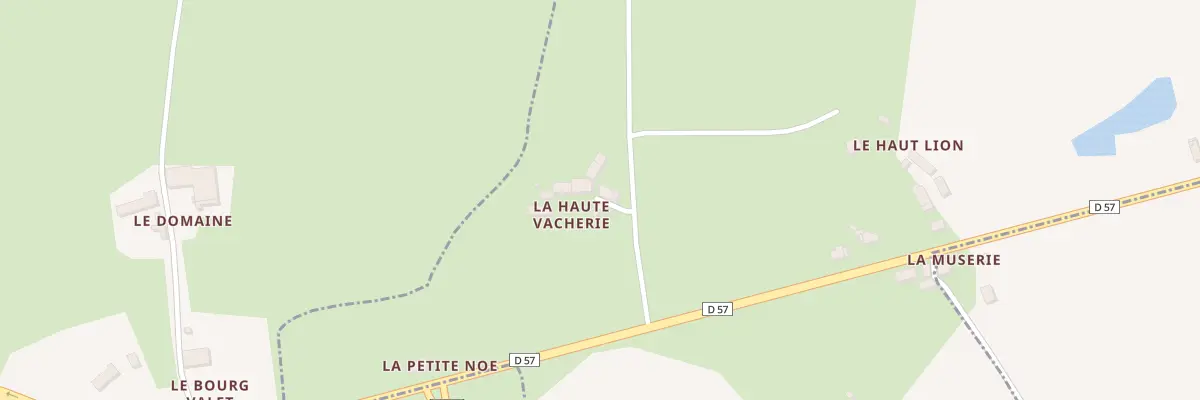 Plan du 3 La Haute Vacherie à Niafles
