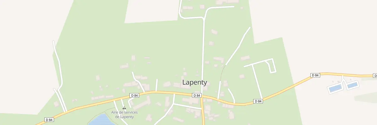 Plan du 2 Rue du Plan d’Eau à Lapenty